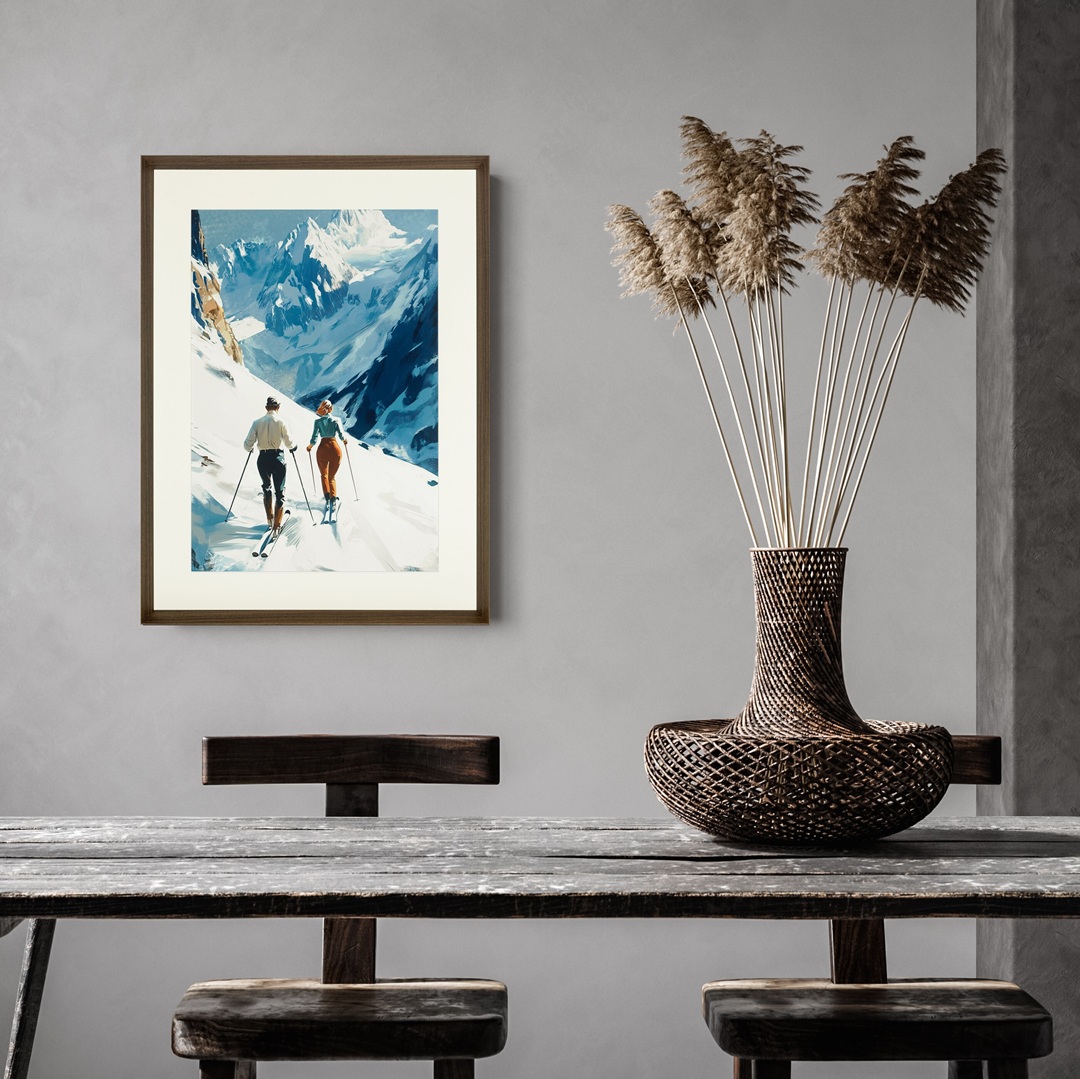 Bilde Nostalgic skiing 2 Bilde Nostalgic skiing - Bilde 2