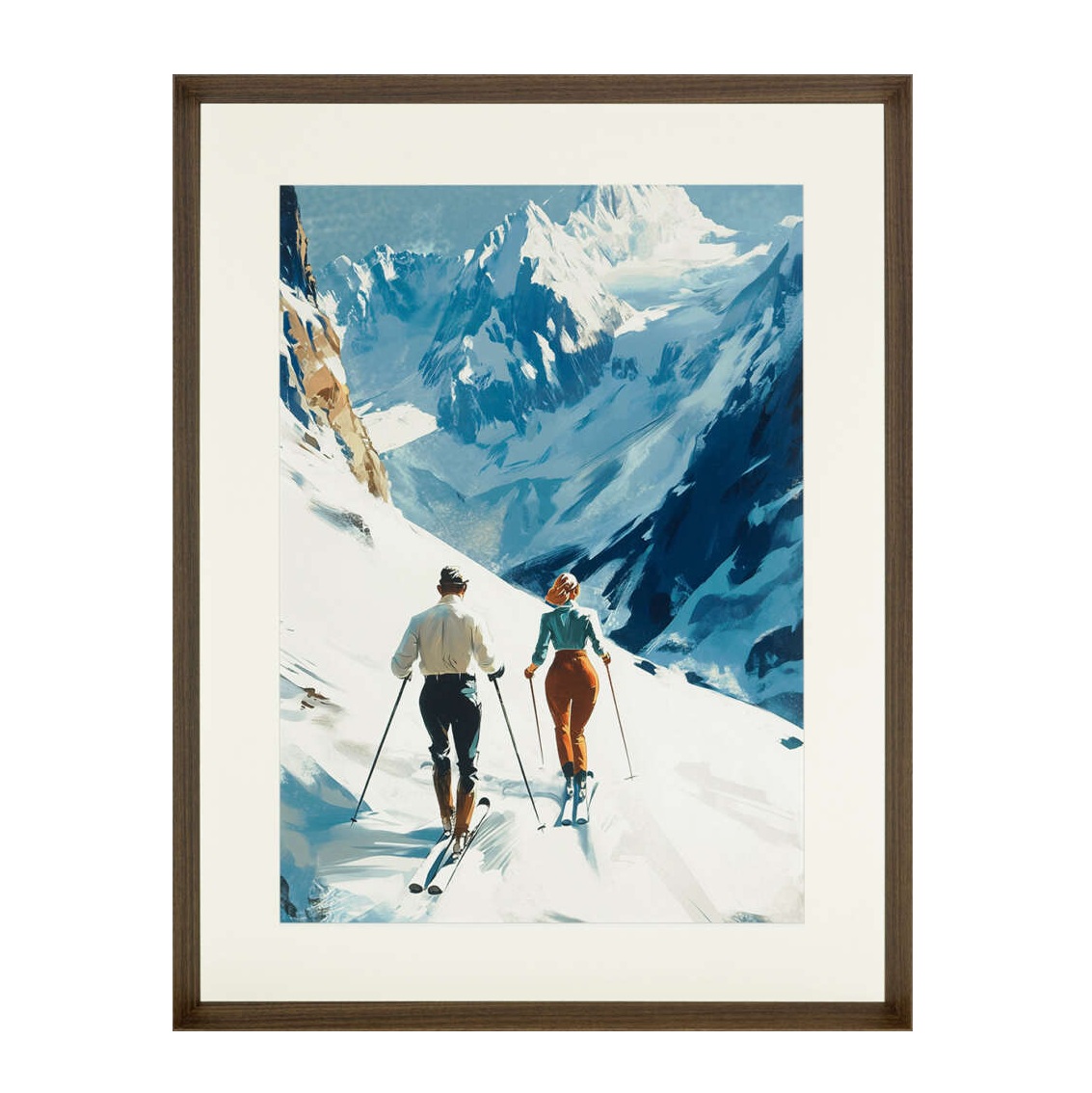 Bilde Nostalgic skiing 1 Bilde Nostalgic skiing