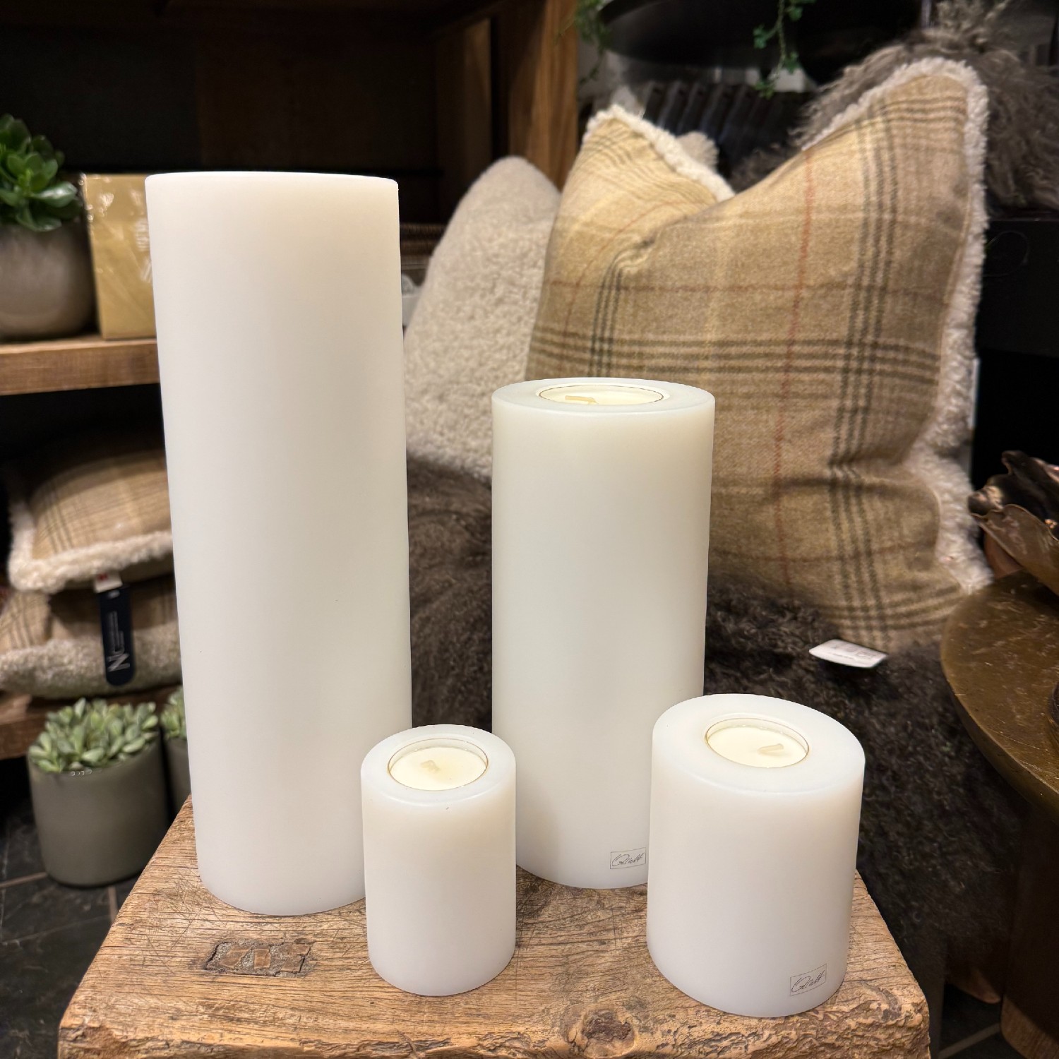 Qult farluce telysholder 1 qult telysholder 4 størrelser